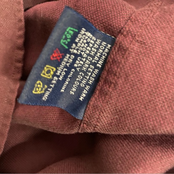 Vintage London Fog Travelwear Button Down Shirt Men’s Sz L Purple Lightweight - Picture 9 of 9